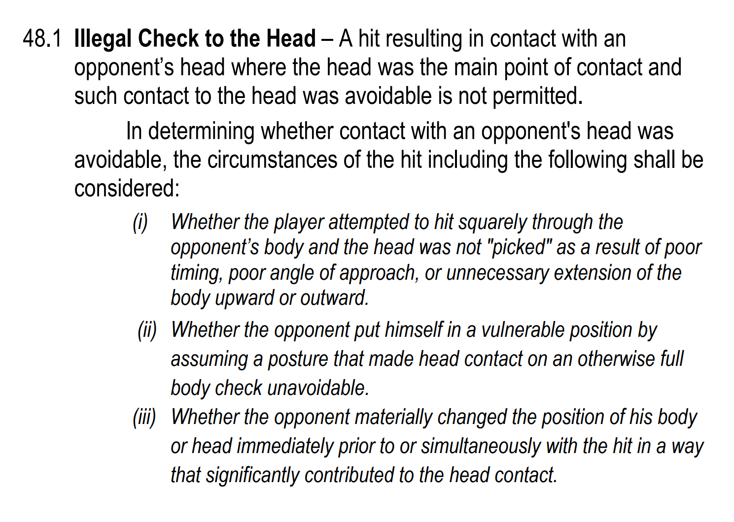 HC RULE